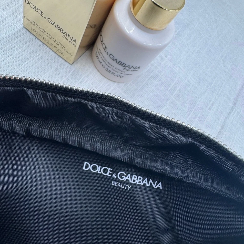 Dolce & Gabbana Make up Bag  and The one Body Lotion